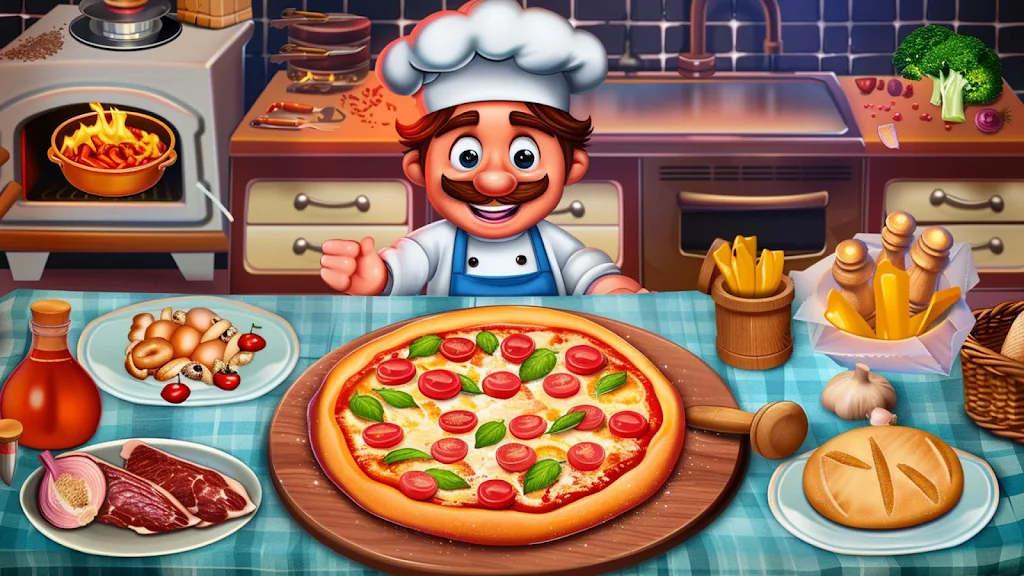 Pizza Maker Cooking Girls Game Captura de pantalla 2