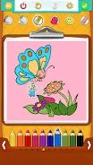 Butterfly Coloring Pages Captura de pantalla 1