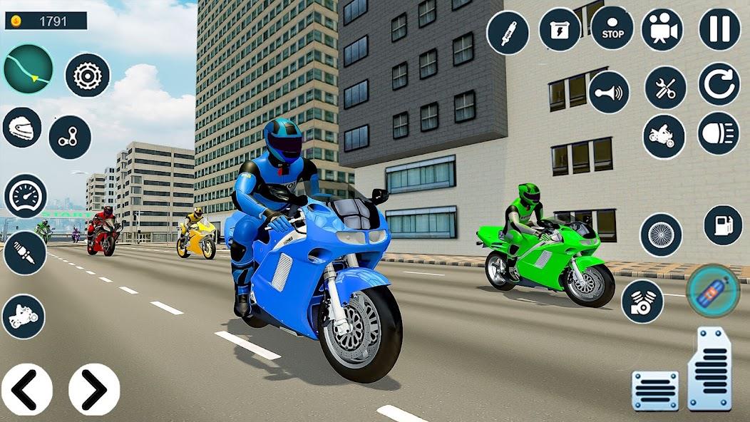 Moto Bike Racing: Bike Games Mod Tangkapan skrin 3