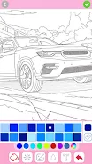 Car coloring games - Color car Ảnh chụp màn hình 0