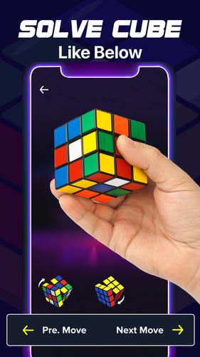 Rubik's Cube Puzzle Solver app Screenshot 3