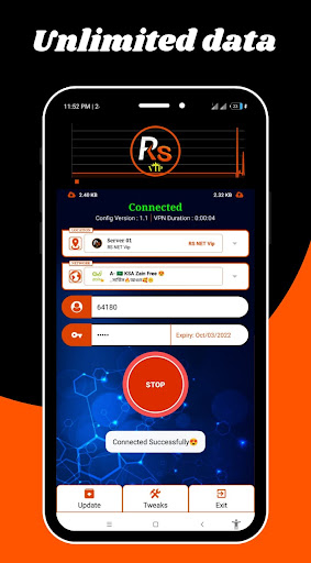 RS VIP VPN ภาพหน้าจอ 2