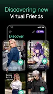 MeetAI: Chat with AI Friends Скриншот 1