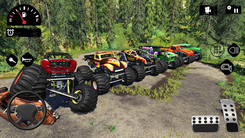 Hillock Monster Truck Driving Schermafbeelding 3