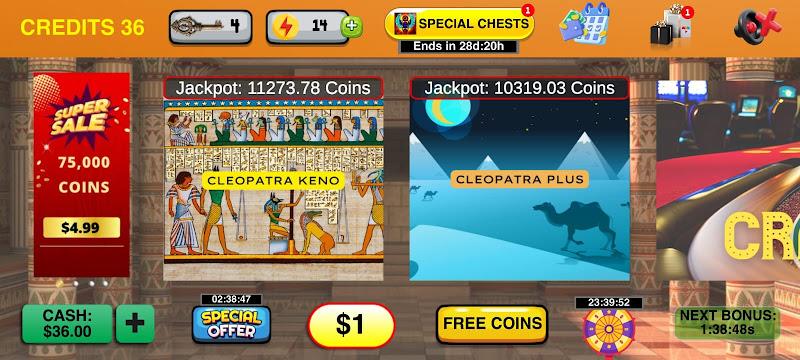 Cleopatra Keno with Keno Games ဖန်သားပြင်ဓာတ်ပုံ 3