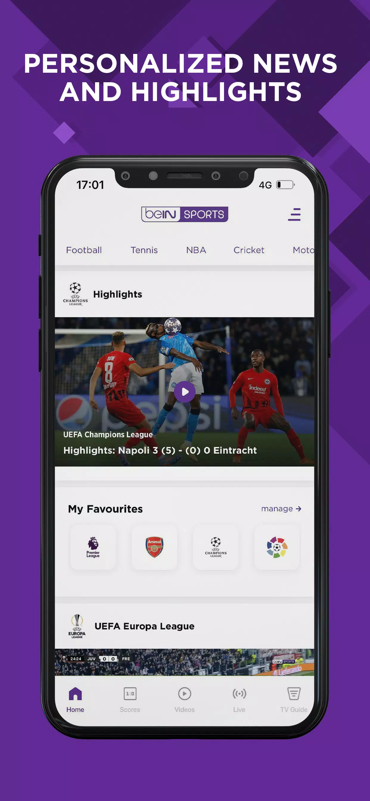 beIN SPORTS Скриншот 1