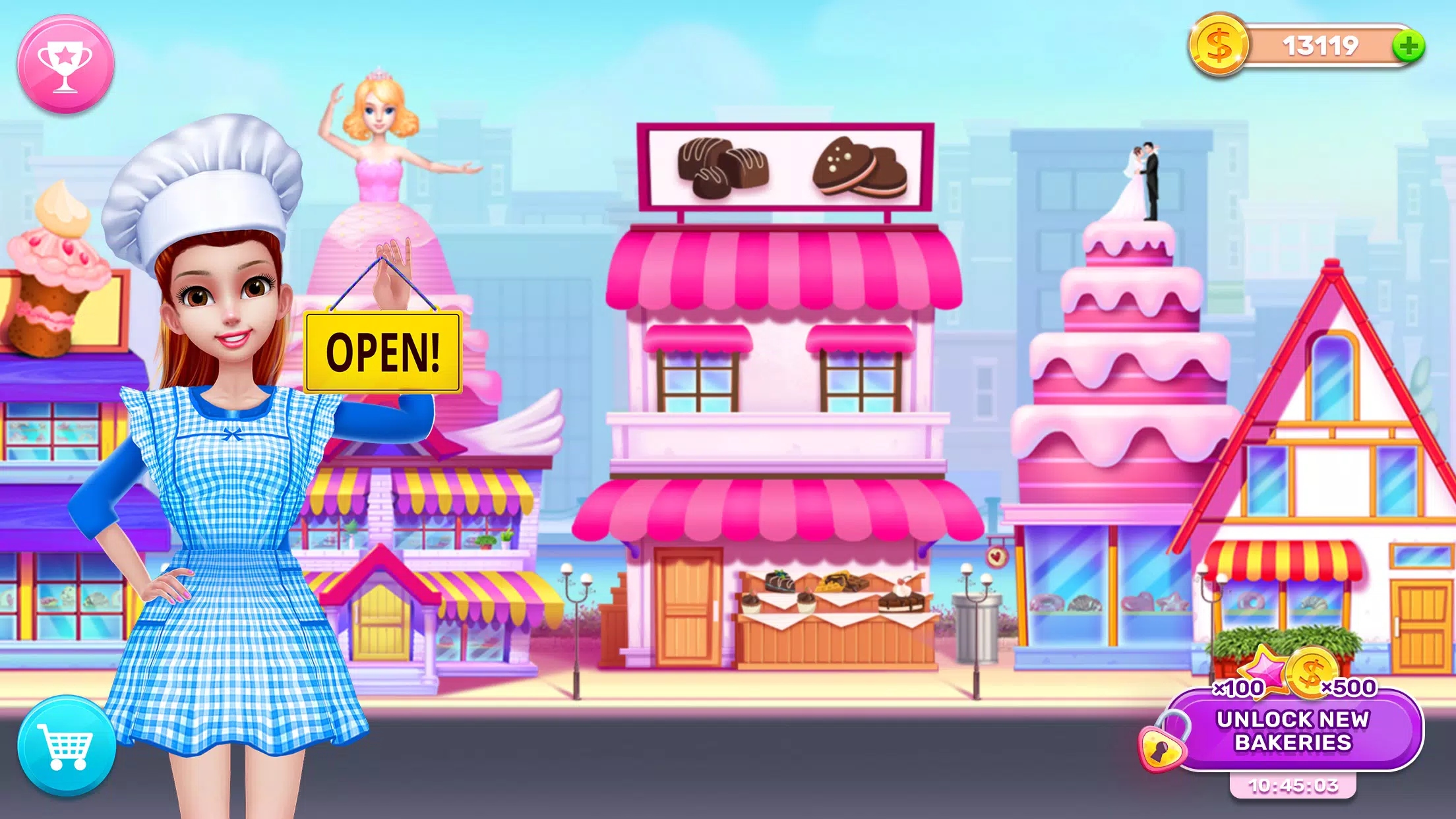 My Bakery Empire: Bake a Cake Ảnh chụp màn hình 1