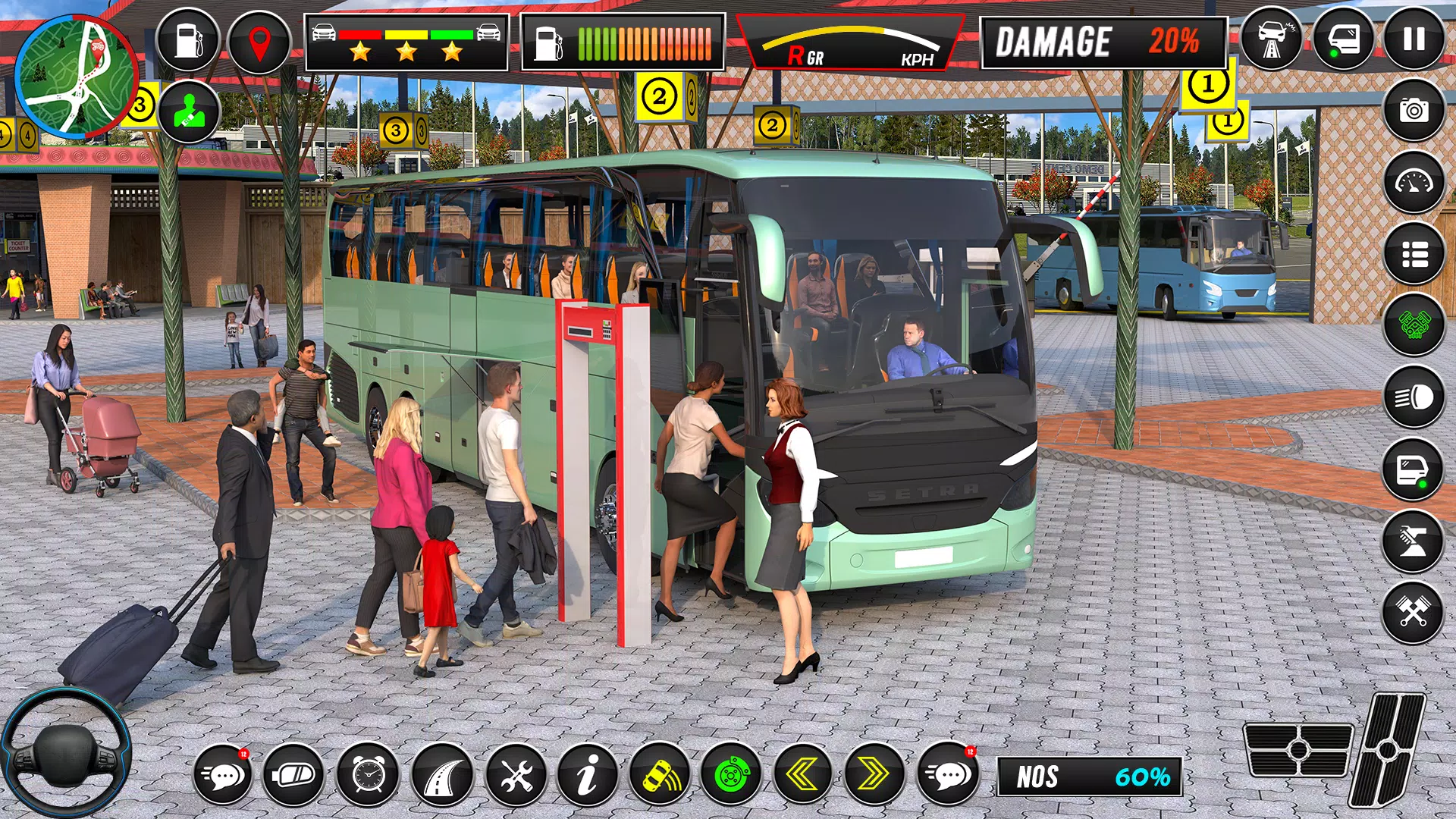 US Bus Driving Game Bus Sim Tangkapan skrin 1