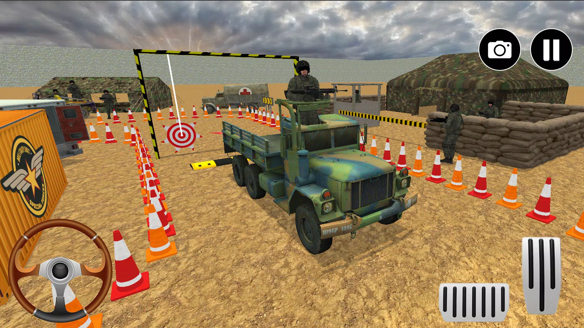 Army Truck Game Simulator 3D Captura de pantalla 3