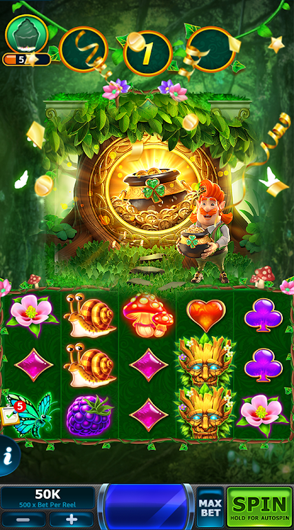 Dino Pixie Slots Adventure Capture d'écran 0