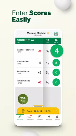 Golf GameBook Scorekarte & GPS Screenshot 2