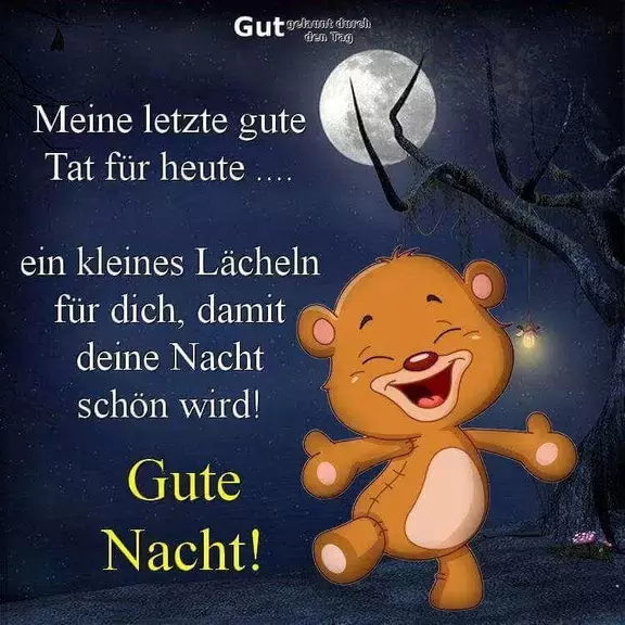 guten morgen und gute nacht Tangkapan skrin 1