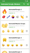 Animated Emojis WAStickerApps Ekran Görüntüsü 1