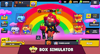 Box Simulator Mandy Brawl Star Zrzut ekranu 1