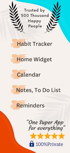 Habit Tracker Planner HabitYou Ảnh chụp màn hình 0