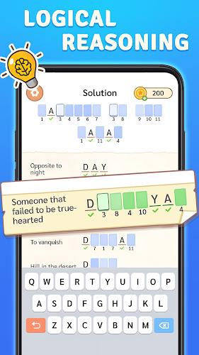 Acrostic Puzzle: Logic Fill in Ảnh chụp màn hình 3