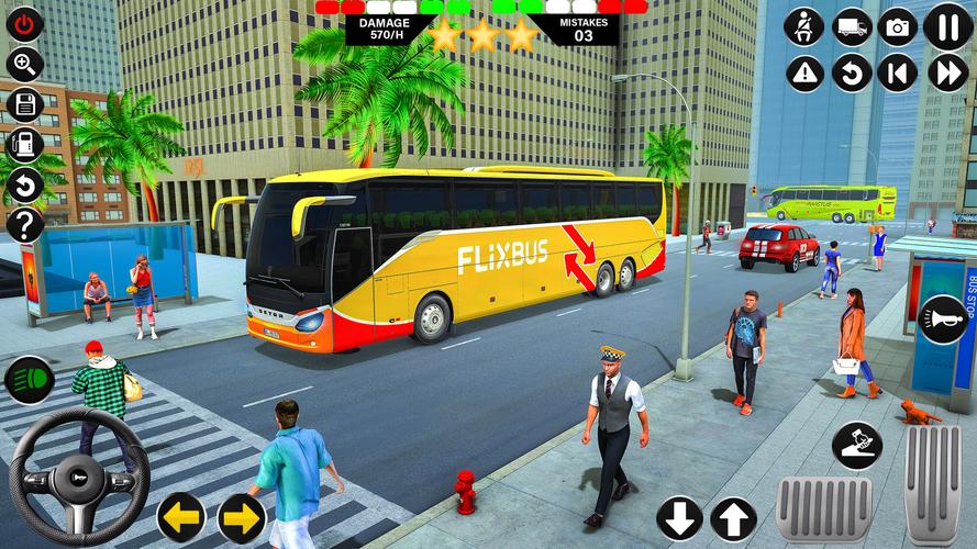 Passenger Bus Driving Games 3D Capture d'écran 3