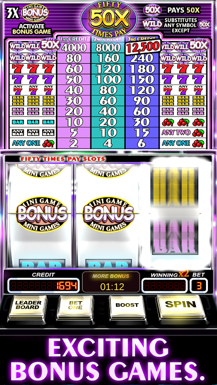 Free Slot Machine 50X Pay Screenshot 2