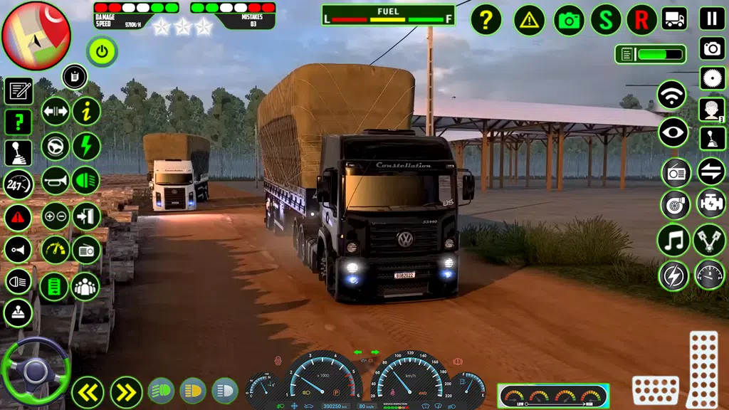 Euro Truck Driving- Truck Game Schermafbeelding 1