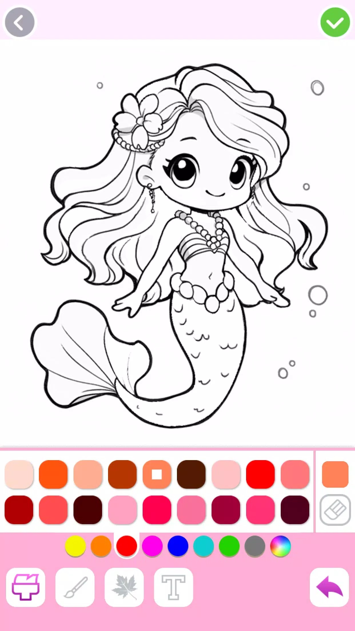 Mermaid Coloring:Mermaid games Capture d'écran 3