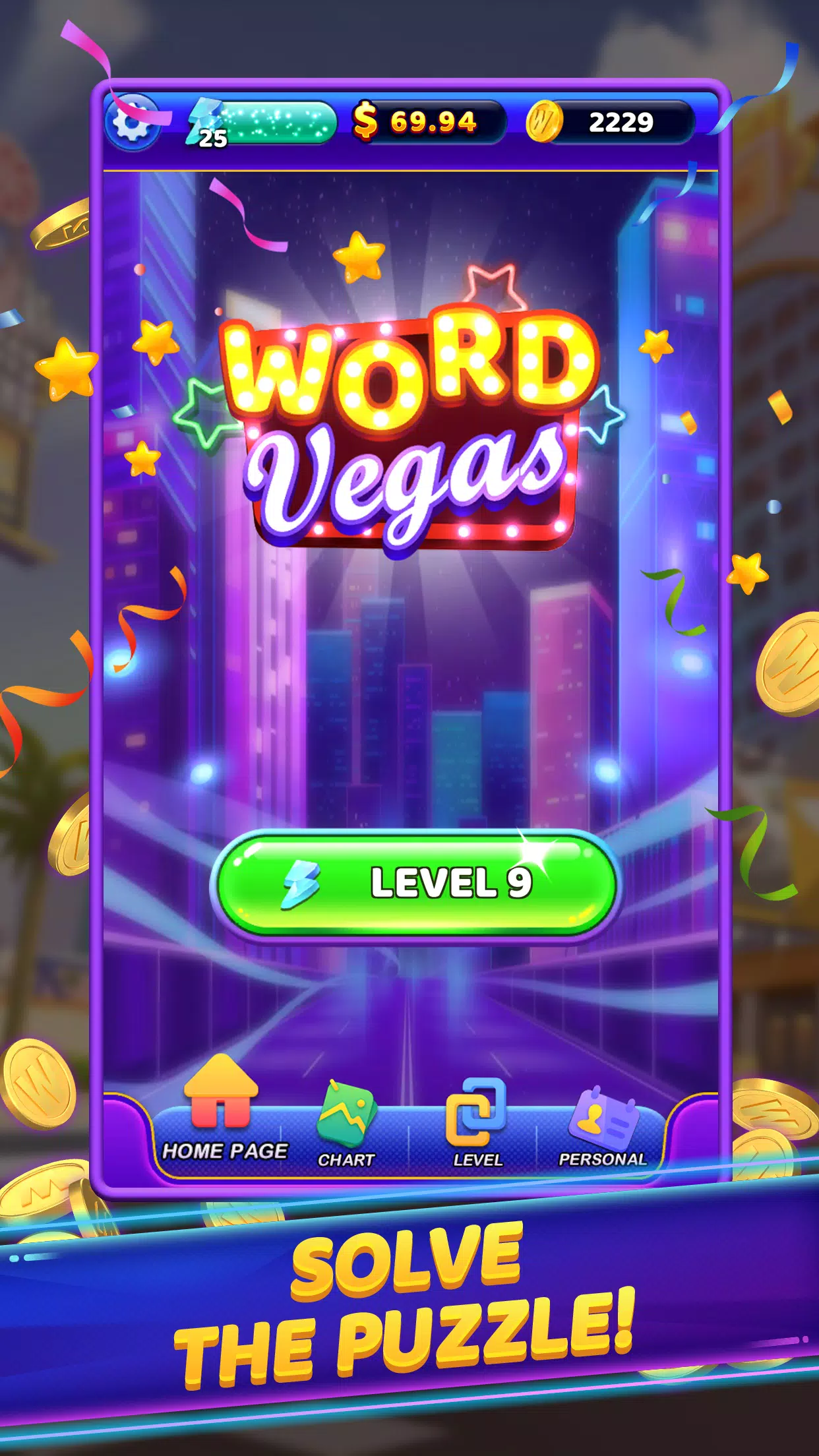 Word Vegas Captura de pantalla 0