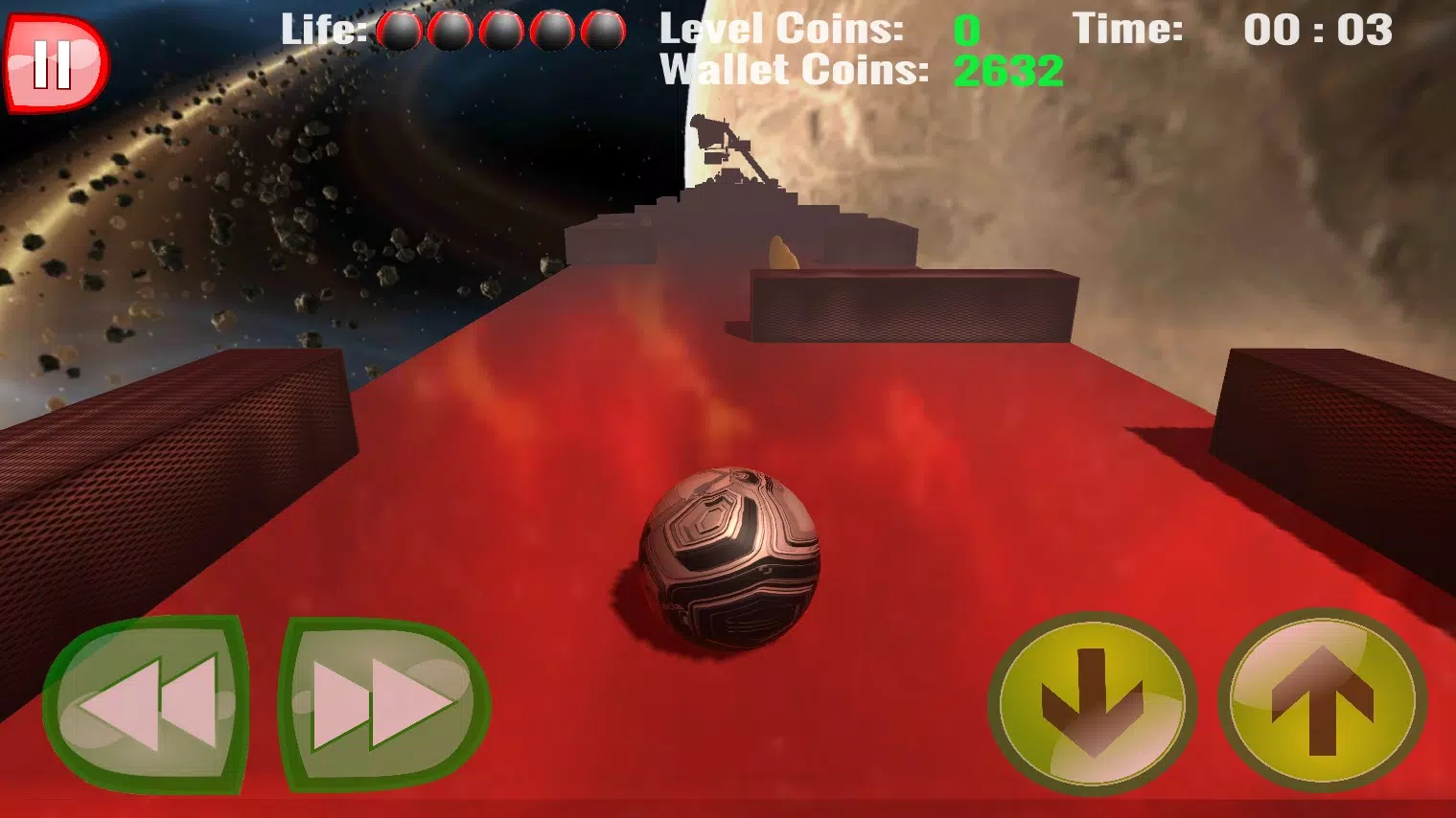 Space Ball: Balance Game স্ক্রিনশট 1