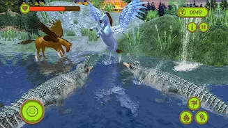 Flying Unicorn Horse Game Zrzut ekranu 3