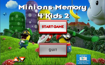 Minions Memory 4 Kids 2 ဖန်သားပြင်ဓာတ်ပုံ 0