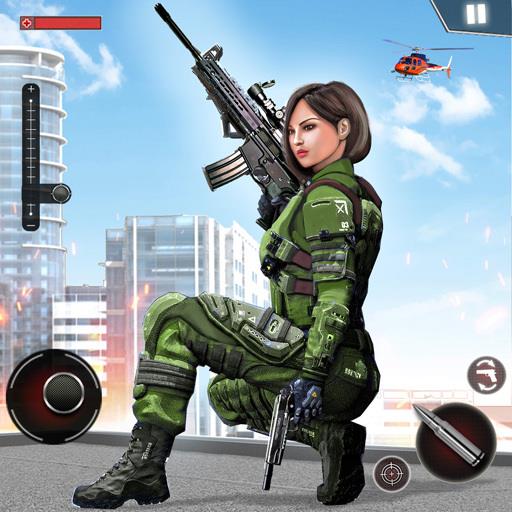 Army Sniper Gun Games Offline ภาพหน้าจอ 0