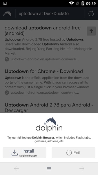 Dolphin Zero Incognito Browser Ekran Görüntüsü 0