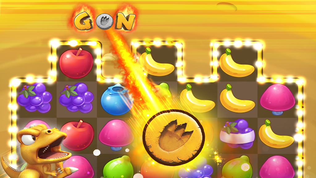 GON: Fruits Match3 Puzzle Captura de tela 3