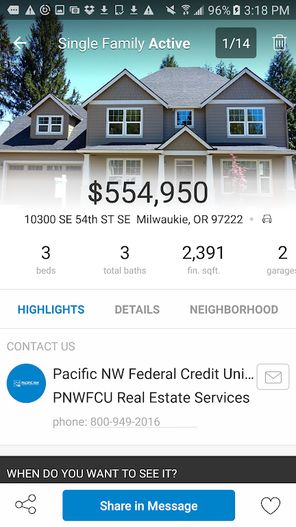 PNWFCU Real Estate Services Zrzut ekranu 1