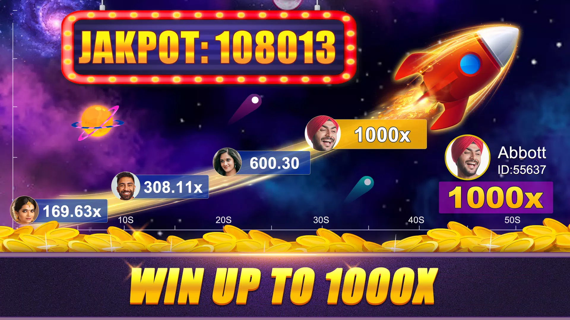 Crash x1000 - Online Poker Zrzut ekranu 0