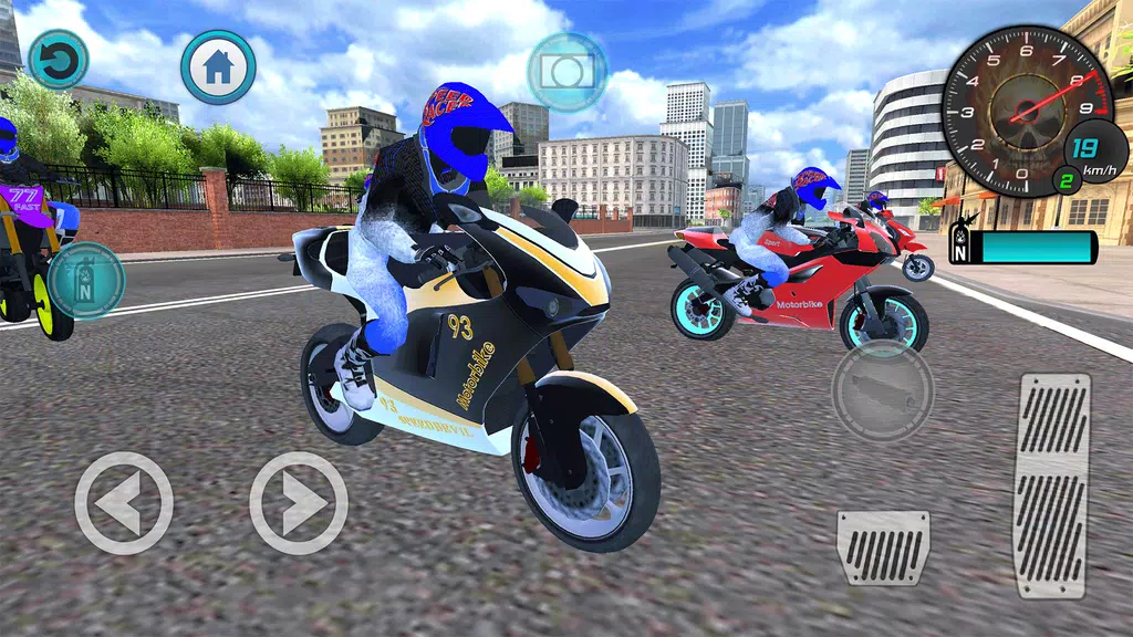 Real Moto Bike City Racing Captura de tela 0