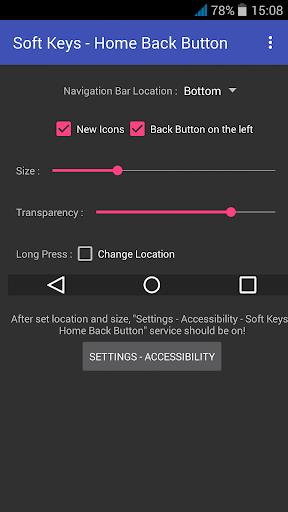 Soft Keys - Home Back Button Captura de tela 2