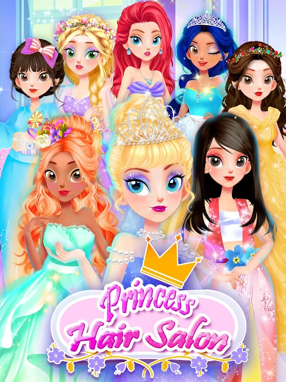 Schermata Princess Games: Makeup Games 0