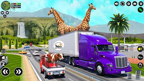 Animal Transport Truck Driving Скриншот 2