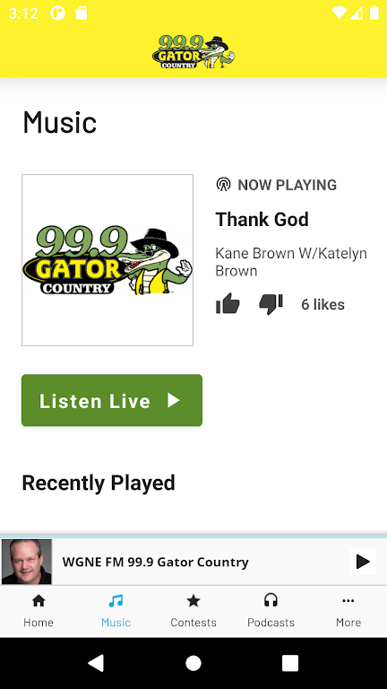 99.9 Gator Country Tangkapan skrin 0