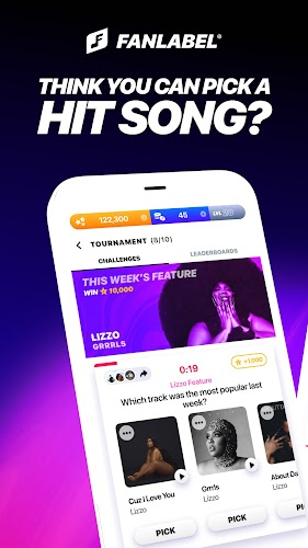 FanLabel: Daily Music Contests ภาพหน้าจอ 2