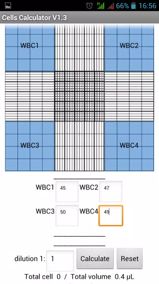 Cells Calculator ဖန်သားပြင်ဓာတ်ပုံ 0