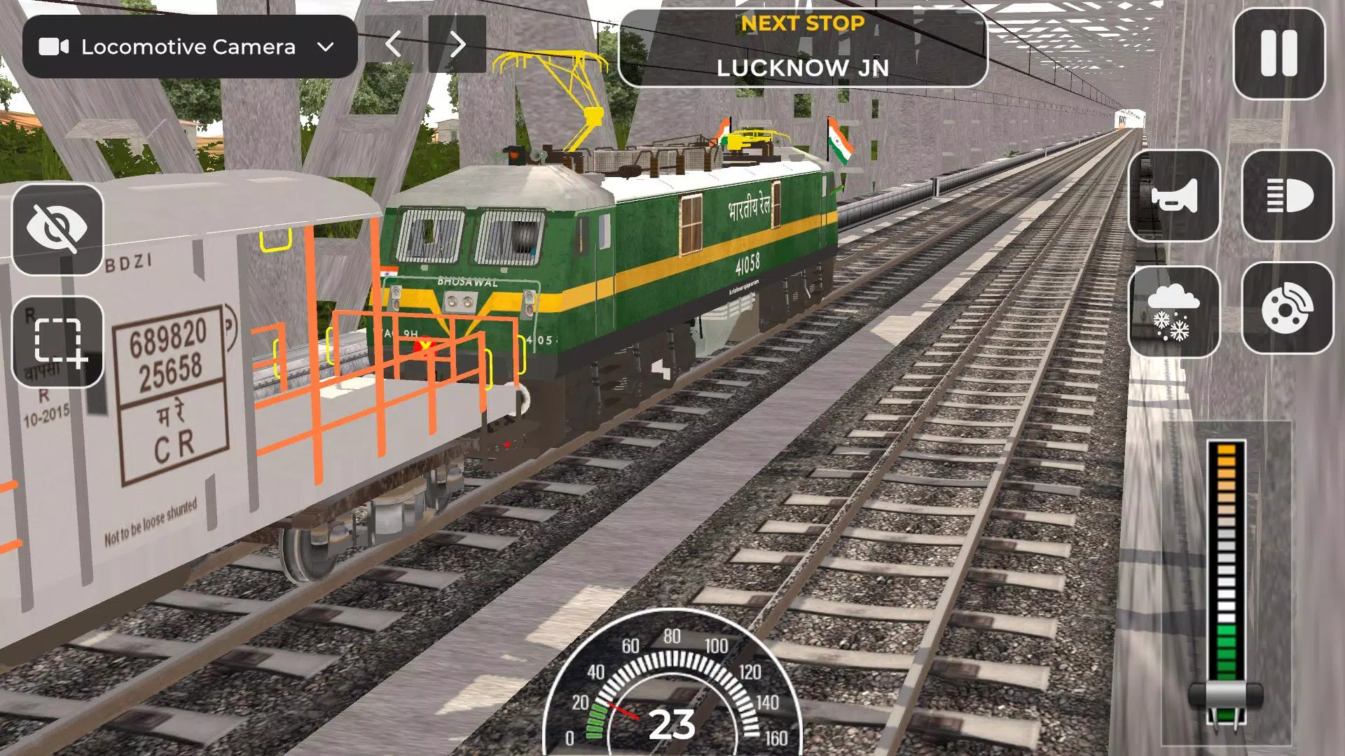 Indian Railway Train Simulator Captura de tela 0