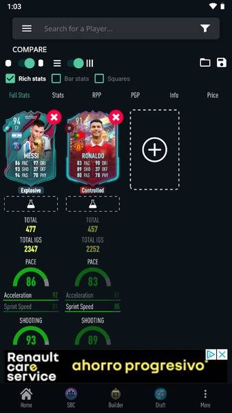 FUTBIN 24 Database & Draft Capture d'écran 1