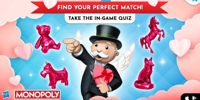 Monopoly dévoile la mise à jour romantique pour la Saint-Valentin