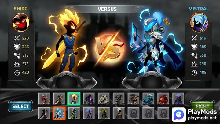 Stickman Legends: Shadow Fight Offline Sword Game Ảnh chụp màn hình 1