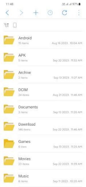 SD Card Manager For Android Captura de pantalla 0