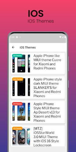 MIUI Themes ဖန်သားပြင်ဓာတ်ပုံ 2