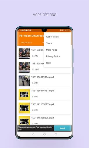 Video Downloader for Facebook Captura de pantalla 2