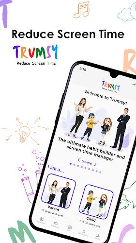 Trumsy: Reduce Screen Time App Capture d'écran 0