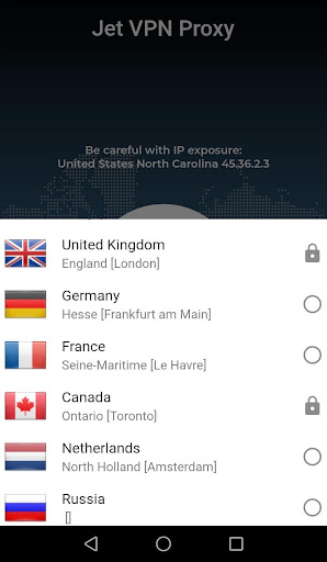 VPN Jet - Connectalbe Trustly! Zrzut ekranu 1