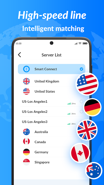 SpeedyLink: Secure VPN Proxy应用截图第2张